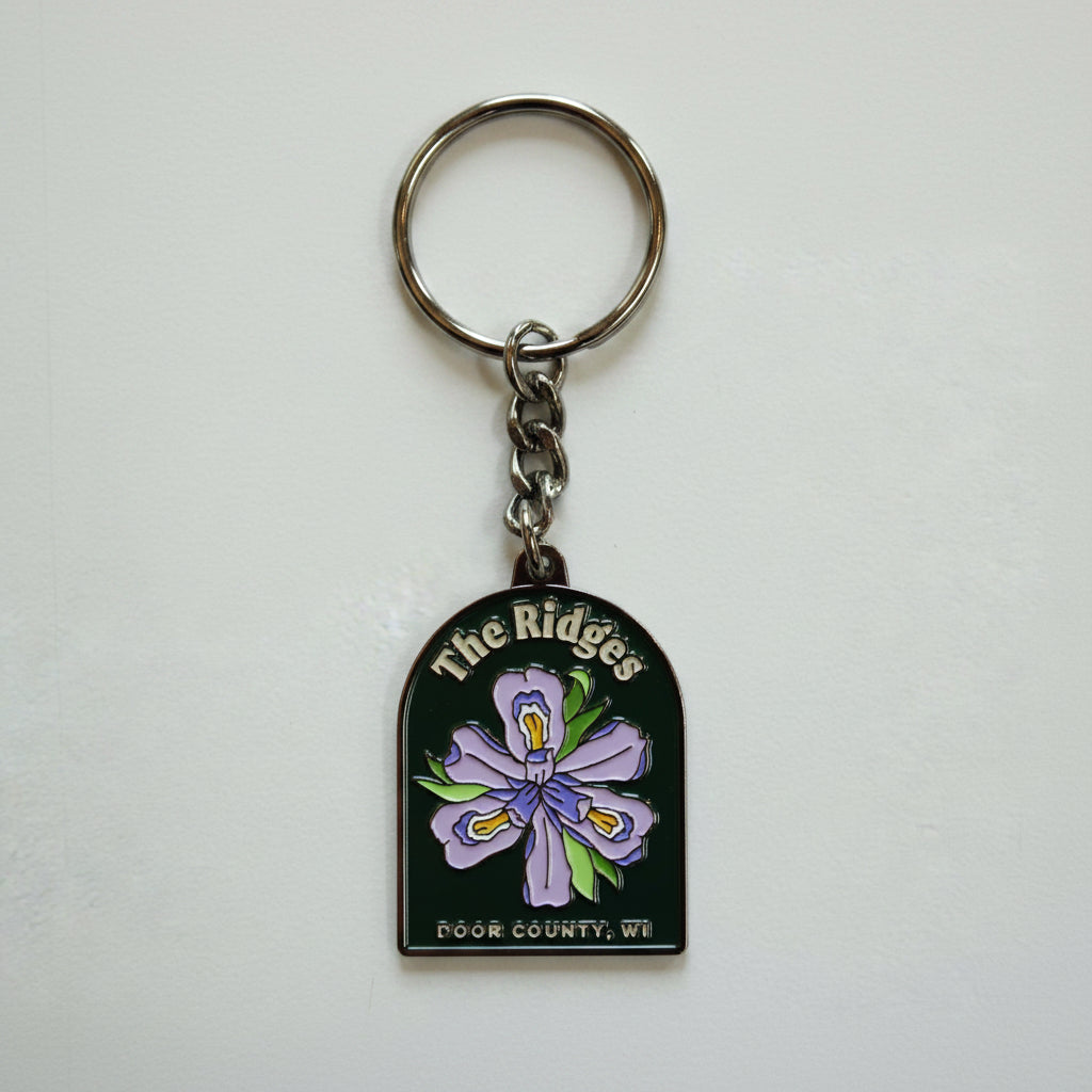 Ridges Dwarf Lake Iris Keychain