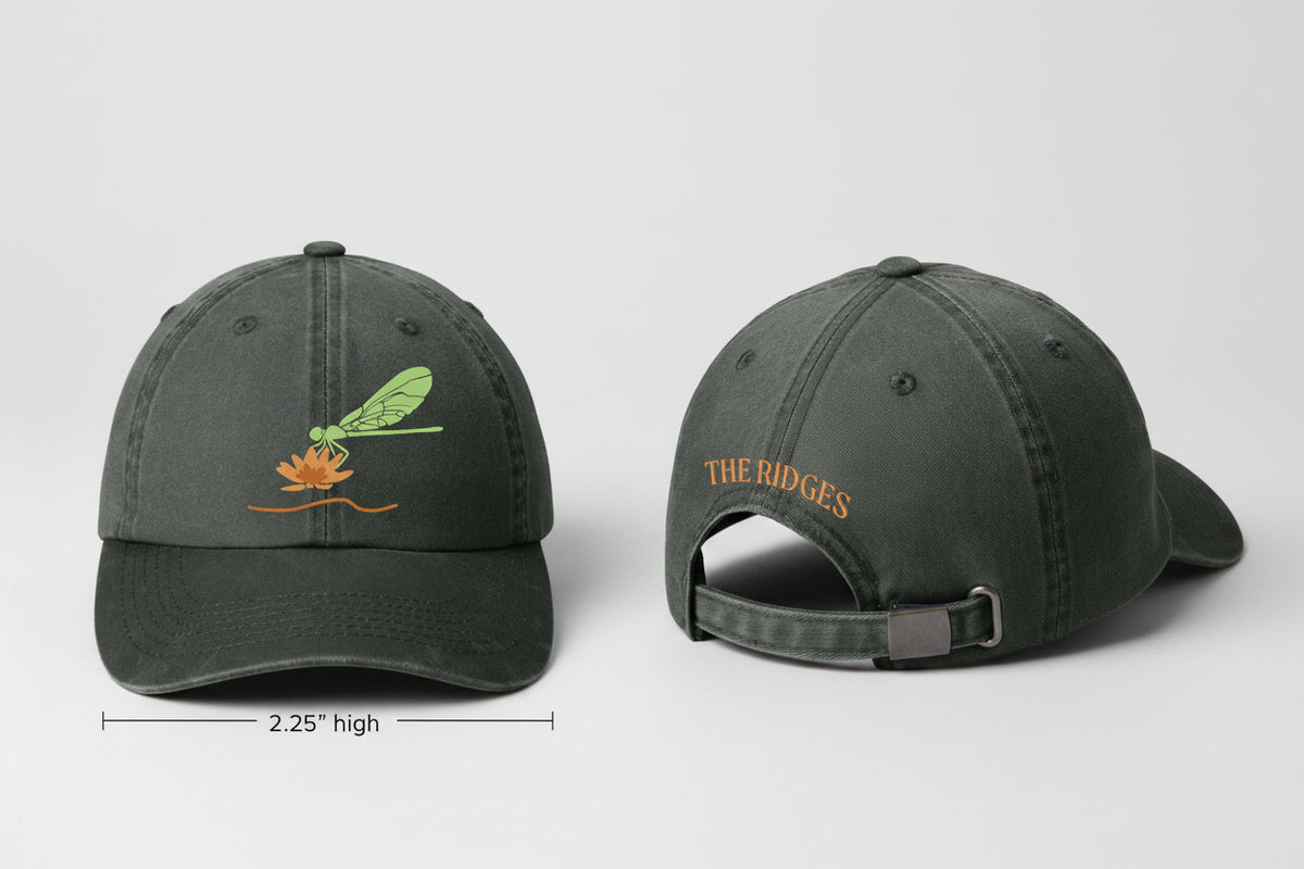 Ridges Cap - Black w/dragonfly