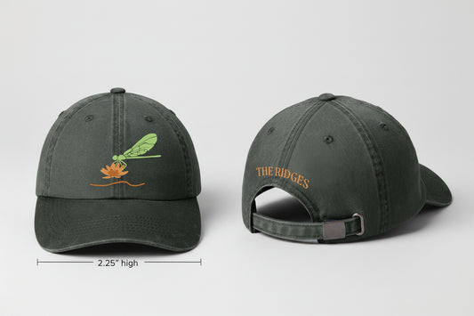 Ridges Cap - Black w/dragonfly