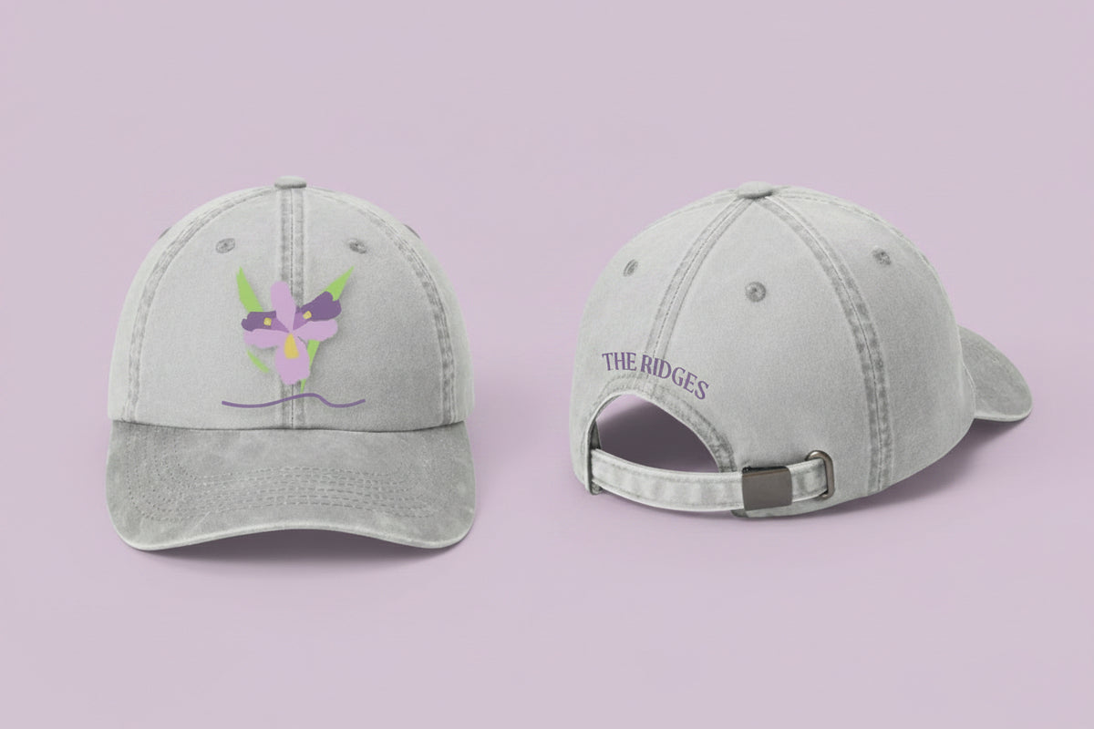 Ridges Cap - Chrome w/Dwarf Lake Iris