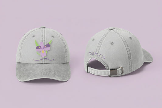 Ridges Cap - Chrome w/Dwarf Lake Iris